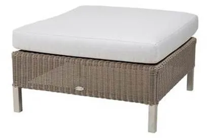 Cane-Line Connect jalkarahi - taupe, valkoinen tyyny