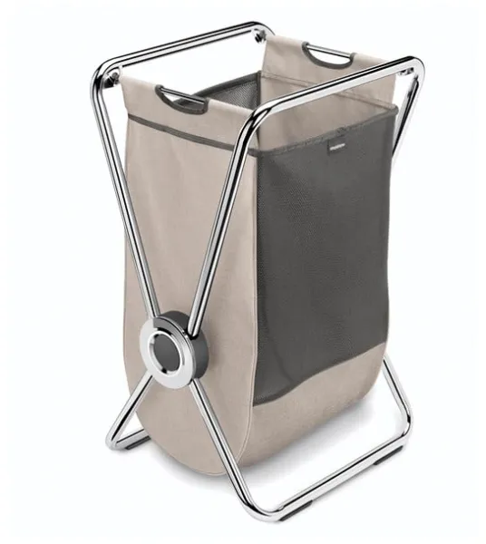 Simplehuman Yksittäinen X-kehys Pyykkikori, Kromi